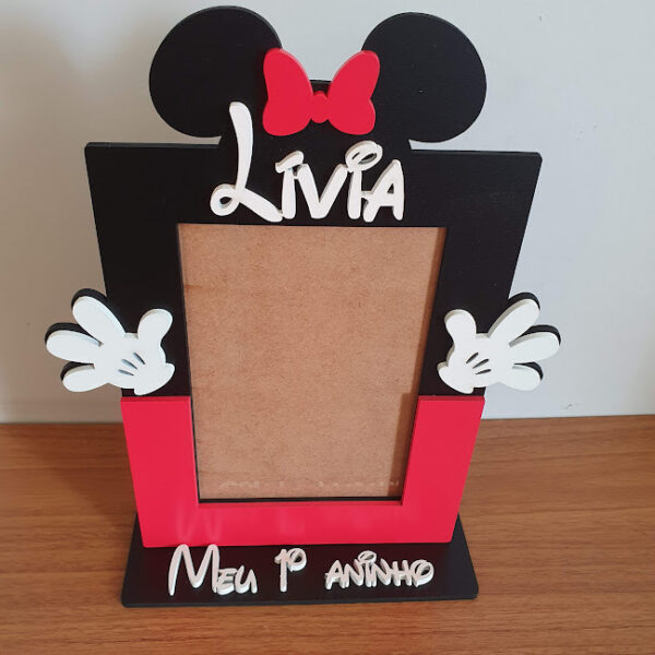 Porta Retrato Minnie – Personalizado – Foto 10×15 - Imagem 4