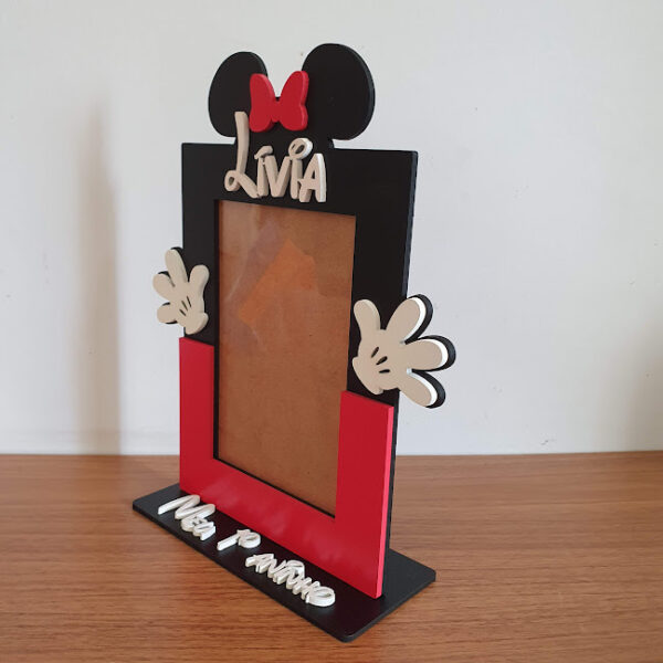 Porta Retrato Minnie – Personalizado – Foto 10×15 - Imagem 2