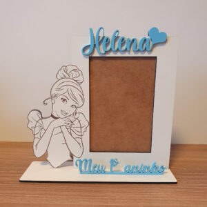 Porta Retrato Cinderela - Personalizado - Foto 10x15