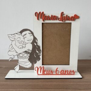 Porta Retrato Moana - Personalizado - Foto 10x15