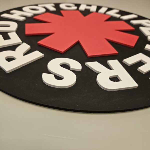 Placa Decorativa Red Hot Chili Peppers - 3D - Alto Relevo - Imagem 2