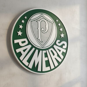 Quadro - Escudo do Palmeiras de MDF 3D