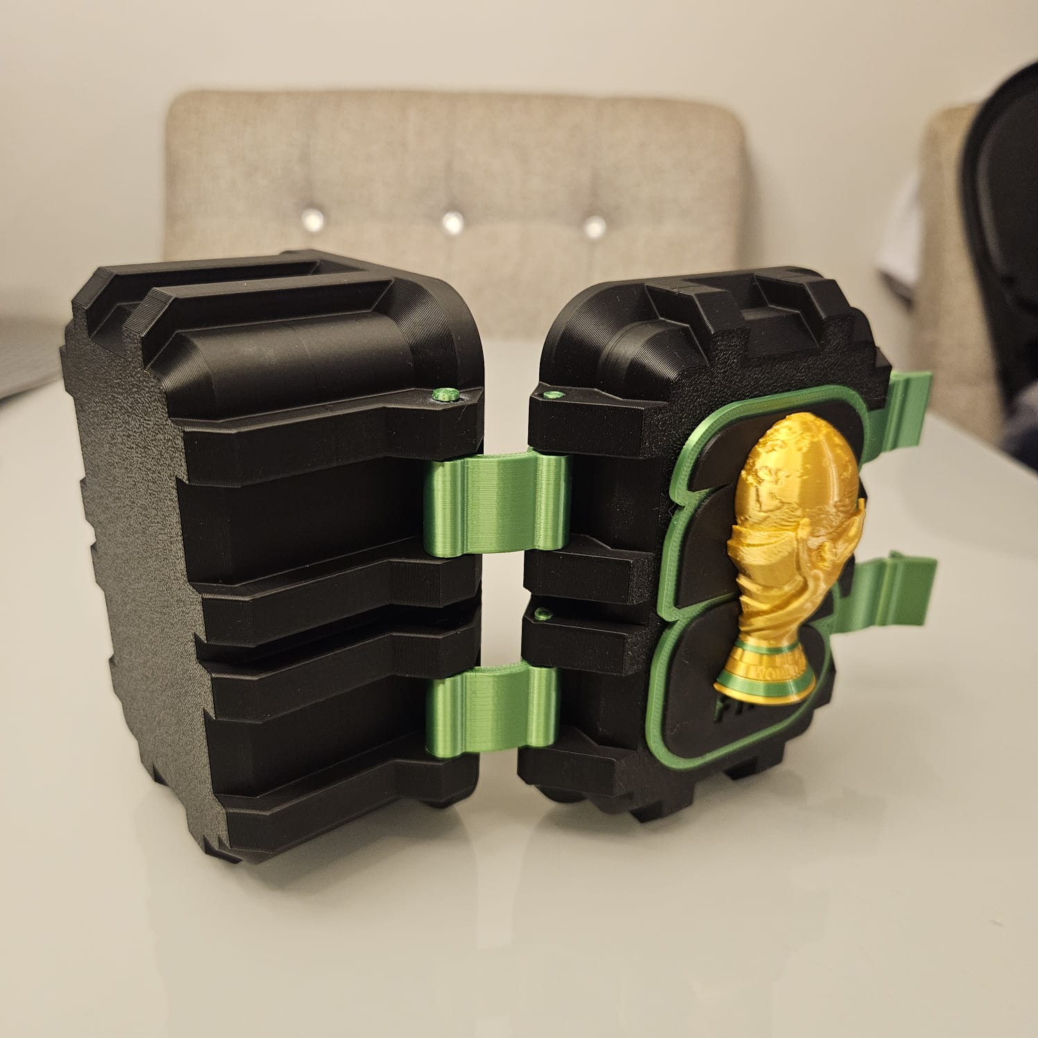 Porta Figurinhas Exclusivo Copa do Mundo - Edição Premium 3D - Amarela - Imagem 6