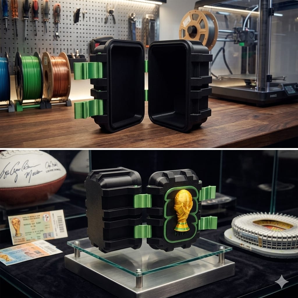Porta Figurinhas Exclusivo Copa do Mundo - Edição Premium 3D - Amarela - Imagem 2