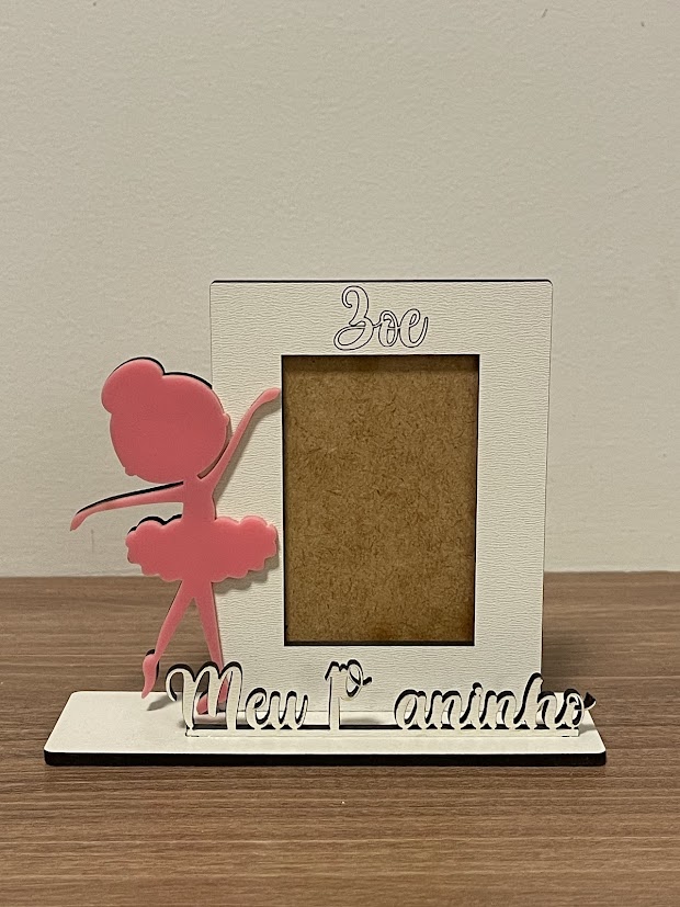 Mini Porta Retrato Bailarina – Personalizado – Foto 7,5x5cm - Imagem 5