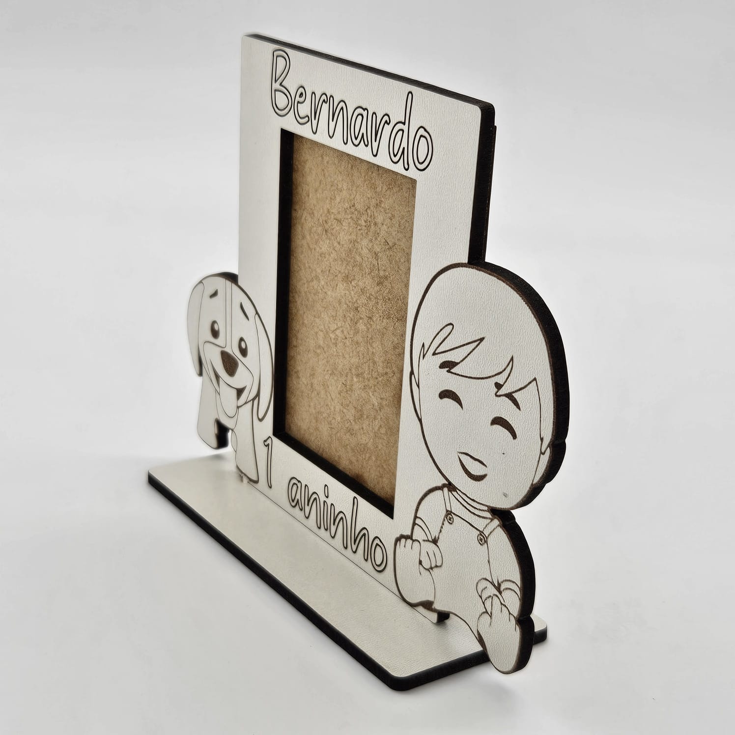 Mini Porta Retrato Bento e o Totó – Personalizado – Foto 7,5x5cm - Imagem 5