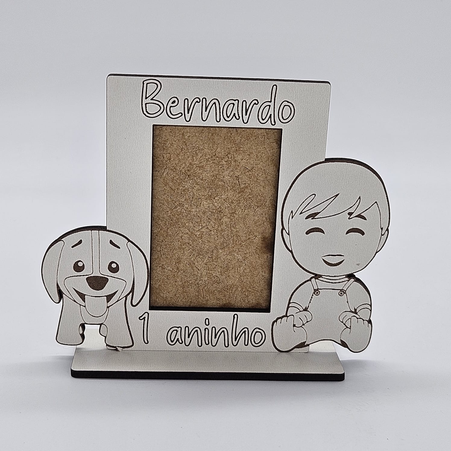 Mini Porta Retrato Bento e o Totó – Personalizado – Foto 7,5x5cm - Imagem 3